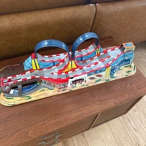 Unique Vintage Multicolor Toy Race Track
